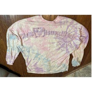 Disney Walt World Tie Dye Spirit Jersey Long Sleeve